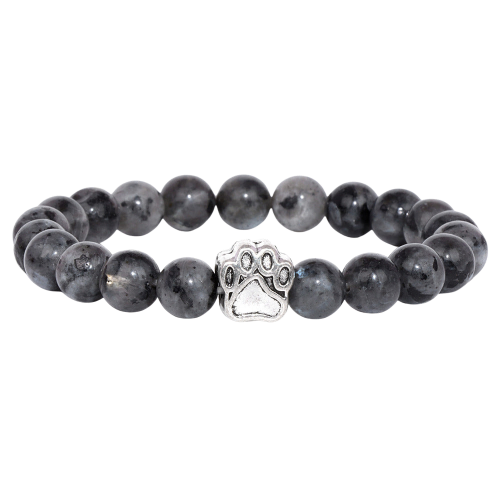 Pfotenarmband - Grau