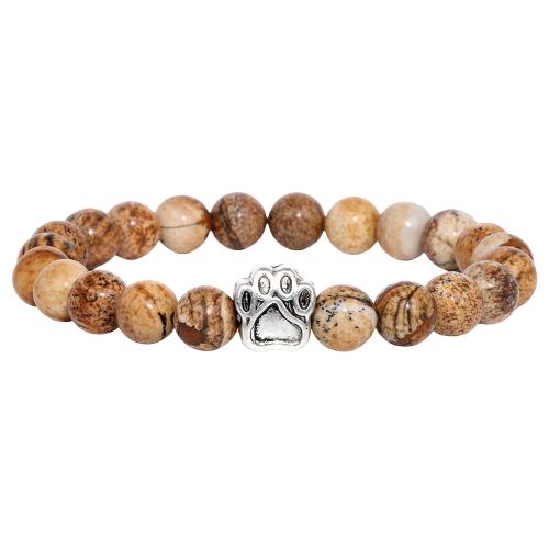 Pfotenarmband - Holz