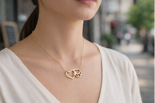 Herz & Pfote Kette