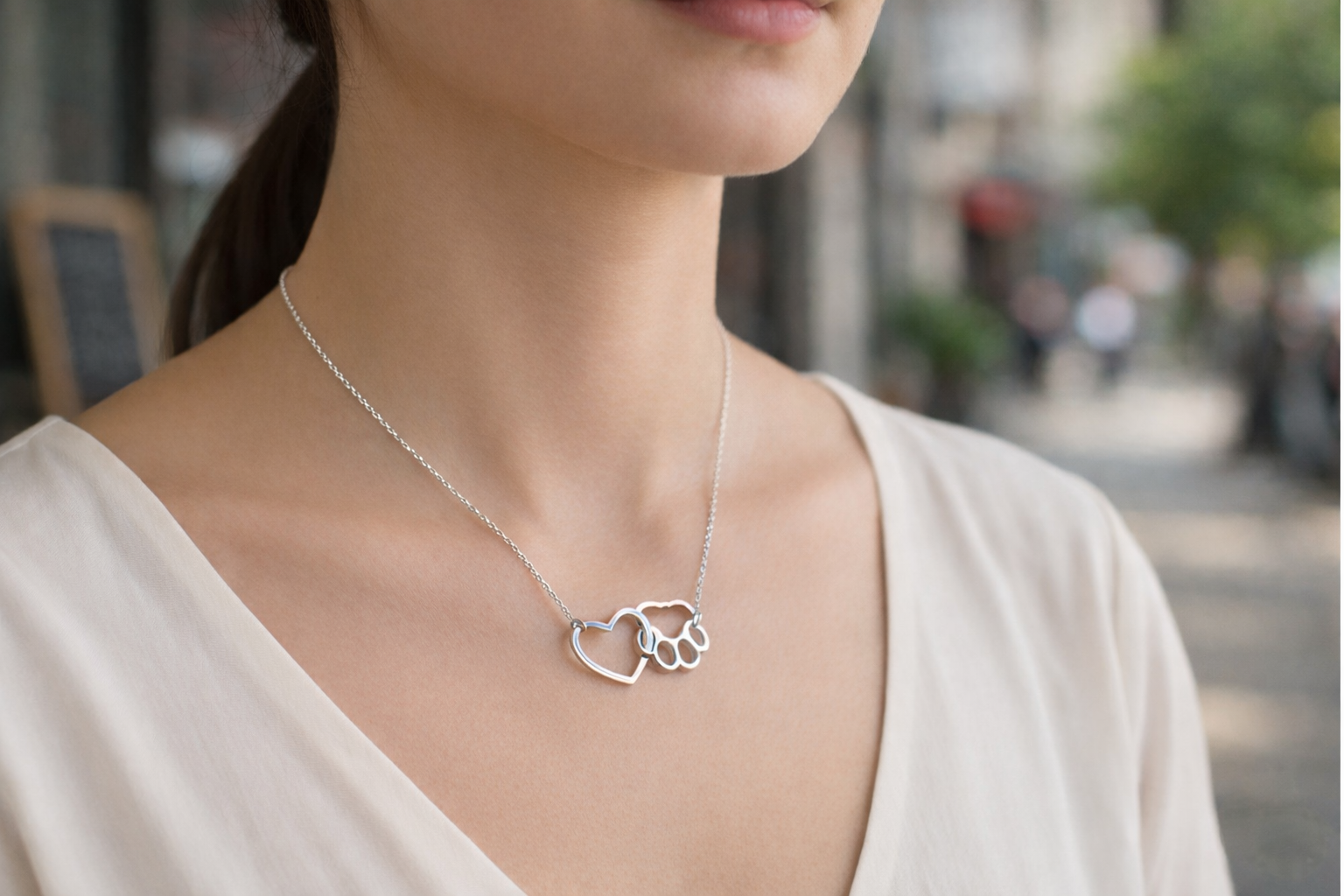 Herz & Pfote Kette
