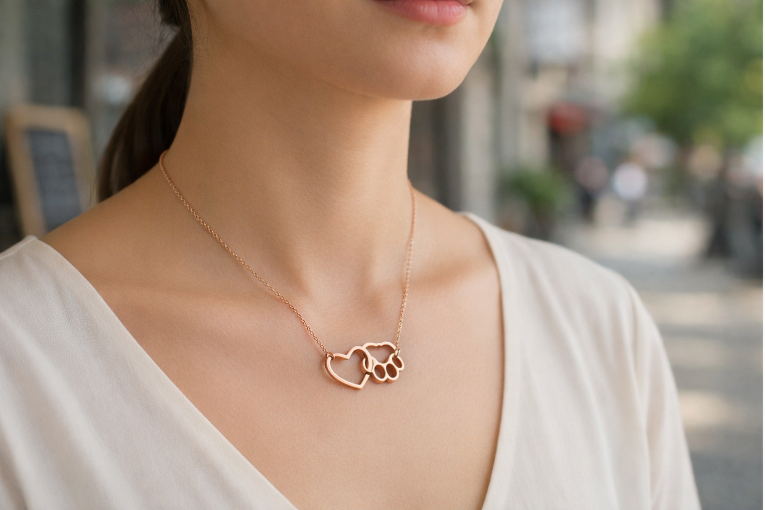 Herz & Pfote Kette
