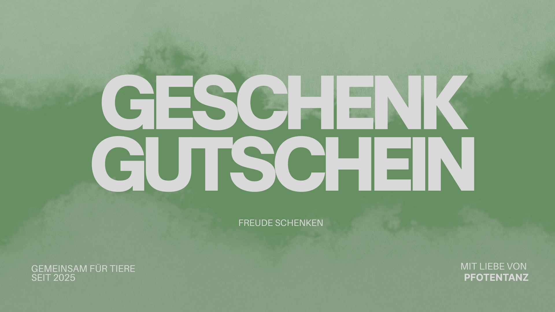 Pfotentanz - Geschenkgutschein
